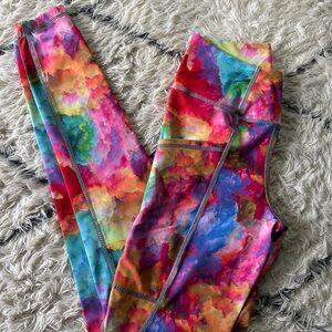 Colorful Tie-Dye Leggings